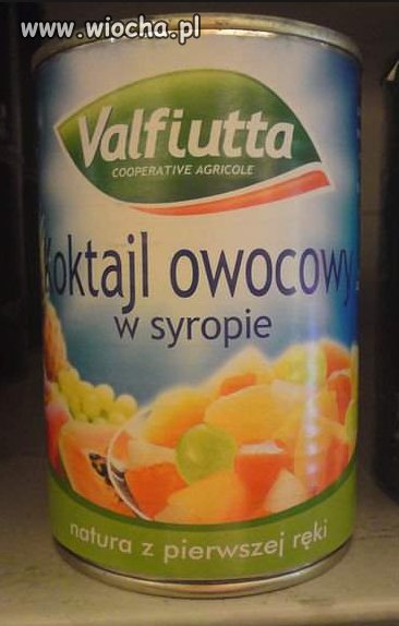 Koktajl owocowy w syropie 