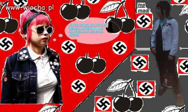 Wielka skinhead'ka nazistka 