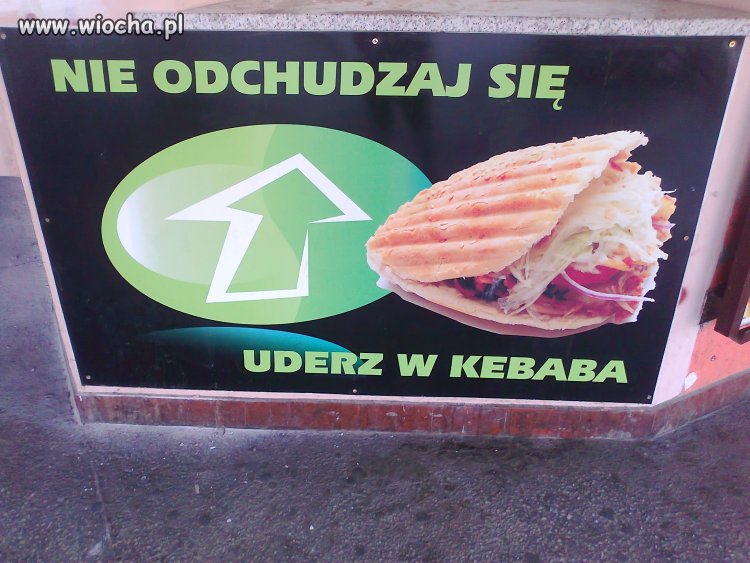 Szyld przy jednym z podlaskich kebabów.