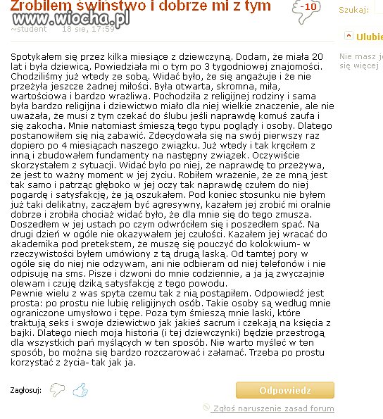 Jak widać sku**ieli nie brakuje