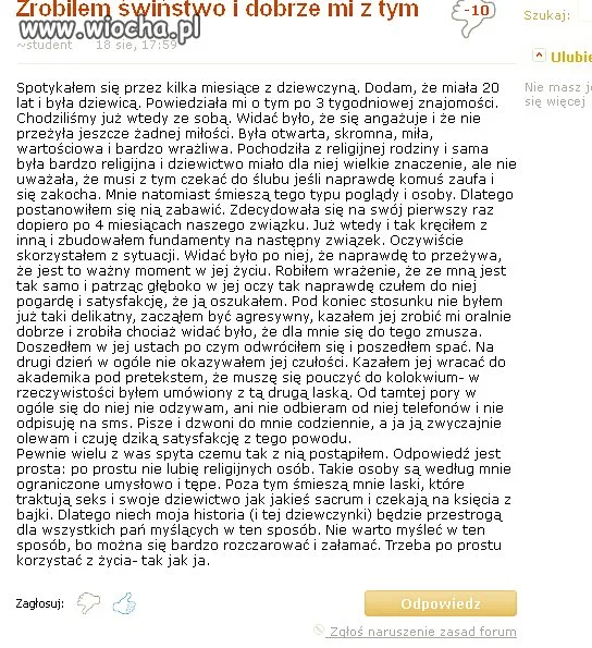 Jak widać sku**ieli nie brakuje