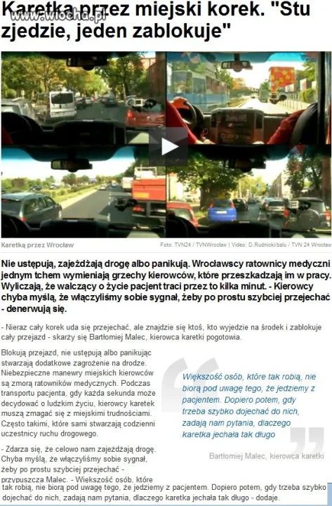 Karetką przez Wrocław 
