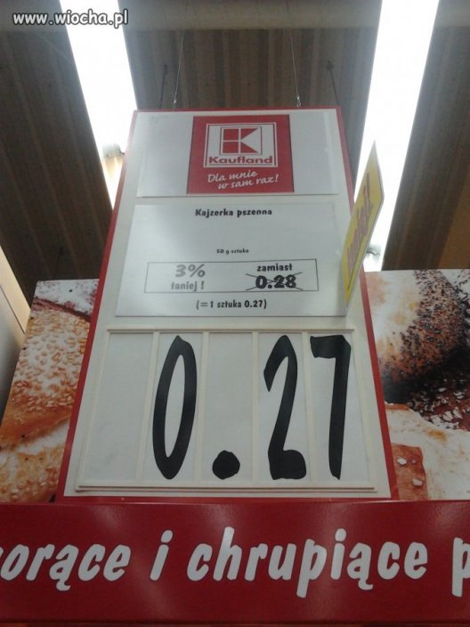 Kaufland  lubi duże...