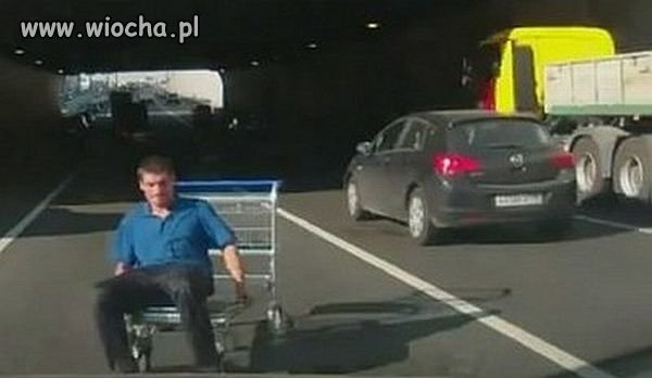 Takie tam na wózku...