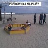 Piaskownica na plaży