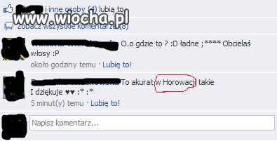To akurat w "Horwacji" takie