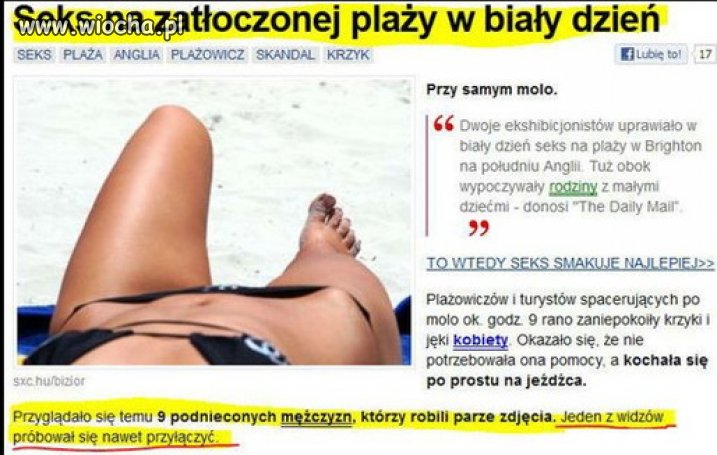 Bo na plaży, fajnie jest...
