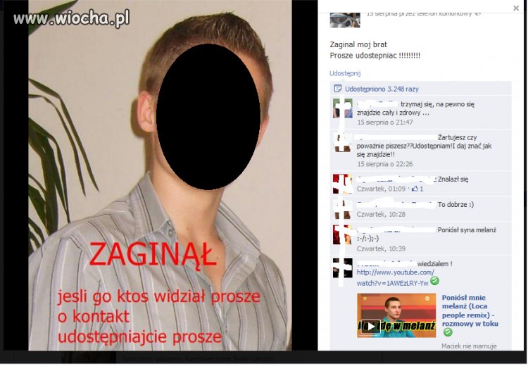Poniósł go melanż...