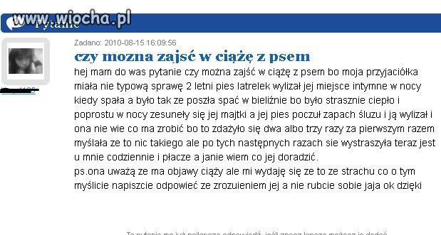 "Czy można zajść