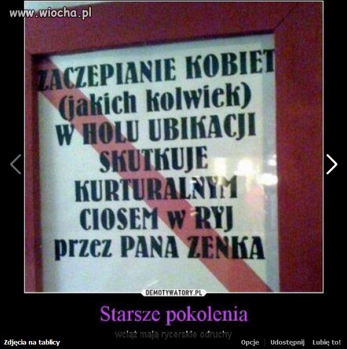 KuRturalny cios w ryj...