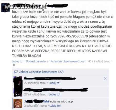 Facebook + dzieci , komentarze