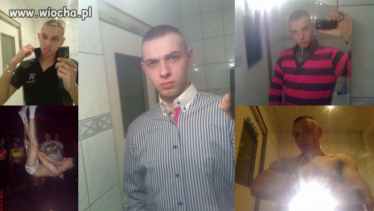 Koleś przed lustrem