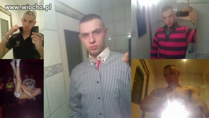Koleś przed lustrem