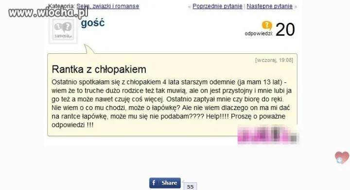 łapówka na randce?
