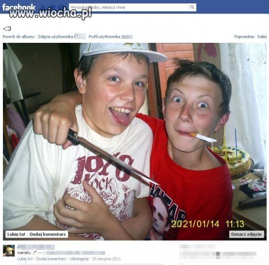Nie ma to jak dzieci, skręty i nóż przy gardle...