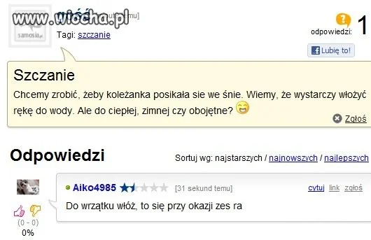 Ręka do wody