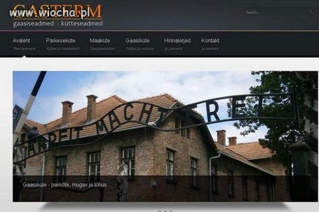 Obóz koncentracyjny w reklamie gazu