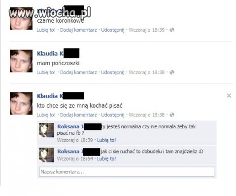 Nie ma co dziewczyna jest bezpośrednia