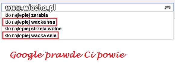 Kto najlepiej...