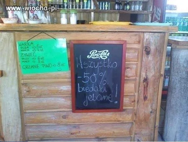 Wszystko -50% 