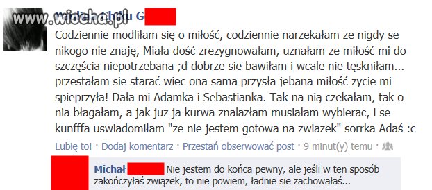 Koniec związku nastolatki
