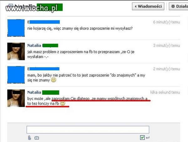 Bo przecież facebook "łonczy"