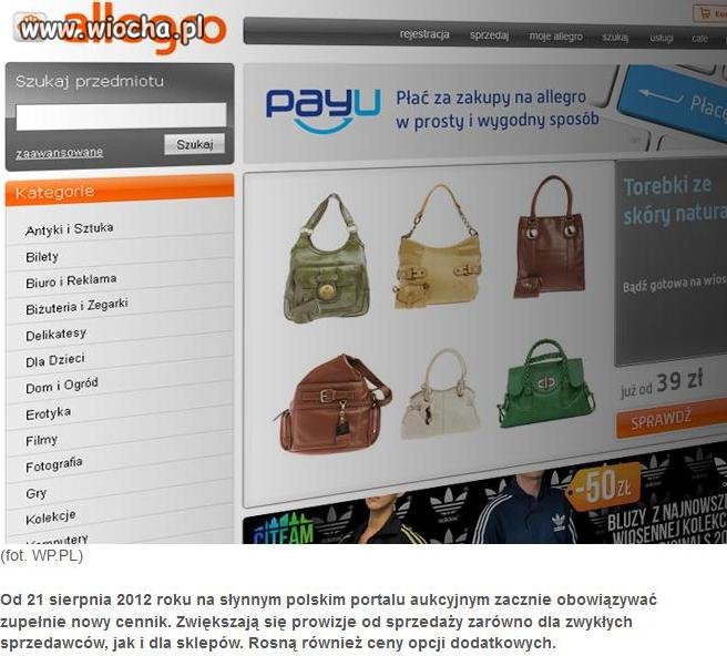 Alle...drogo, po raz kolejny podnoszą opłaty