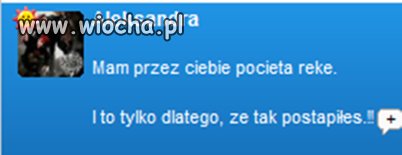 Chwalenie się, że się pocięło.