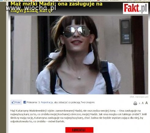 Oto twarz mamy w żałobie 