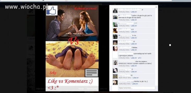 Like vs. komentarz?