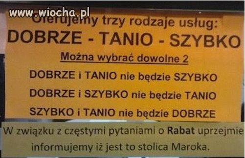Przynajmniej wiemy, czego się spodziewać