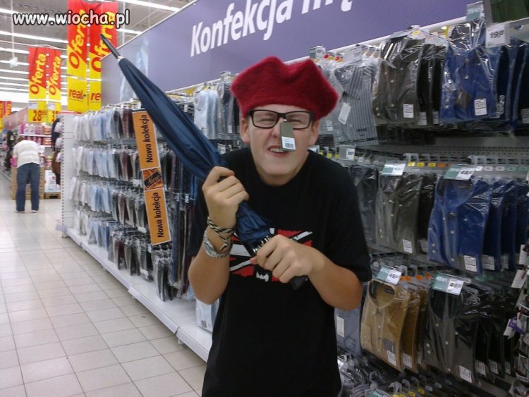 Babcia w Tesco...