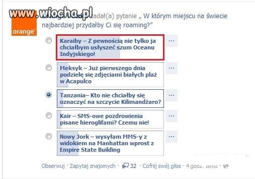 Orange i wiocha dla...