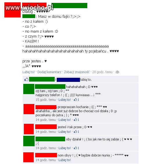 Inteligentna rozmowa typowych fejsbukowych 13