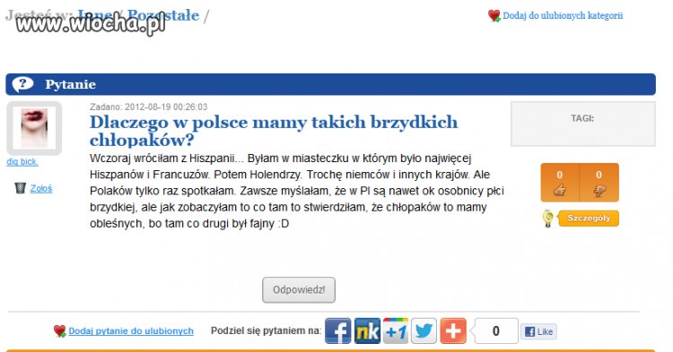 Bardzo wieśniackie pytanie inteligentnej osoby