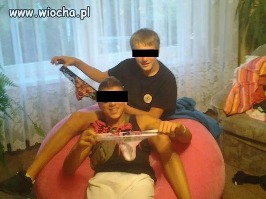 Lans na majteczki siostry