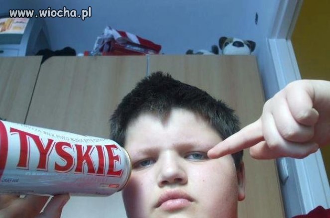 Lans na piwo . Dzieciak ma 12 lat . 
