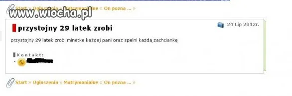 Przystojniak...