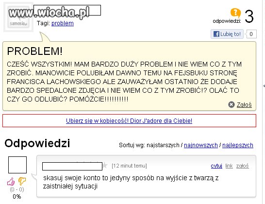 Bardzo poważny problem