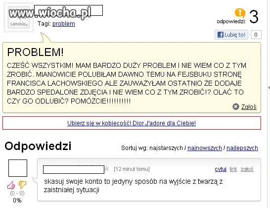 Bardzo poważny problem