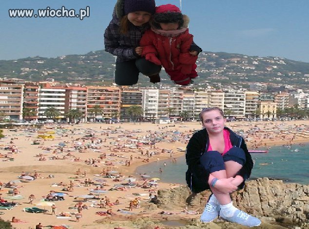 ' z Weroniką w  Loret De Mar ' 
