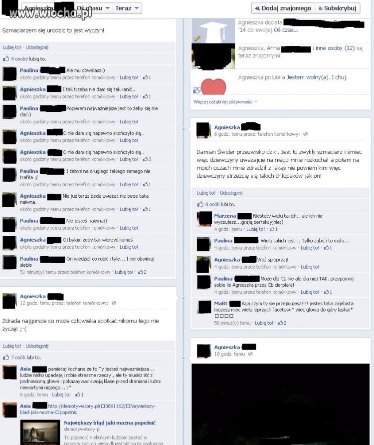 Reakcja nastolatki 