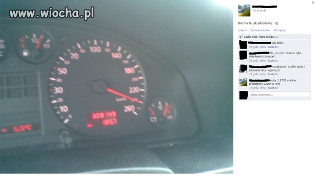OPIS: "Nie ma to jak adrenalina :)"