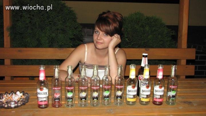 Ma się i czym chwalić dziewczynka...