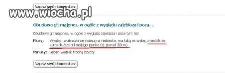 Musiał się pochwalić