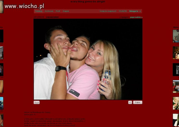Blondi z piwem i dwa homo.