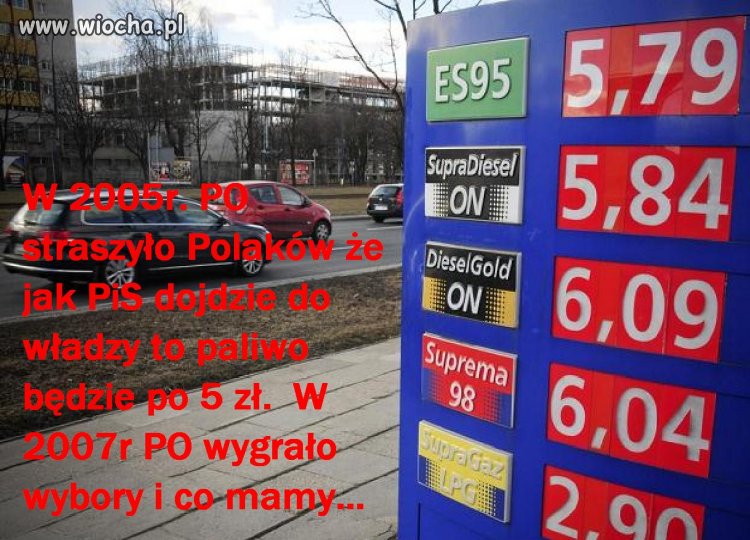 Ceny paliw znowu idą w górę...