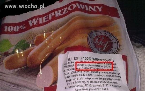100% wieprzowiny