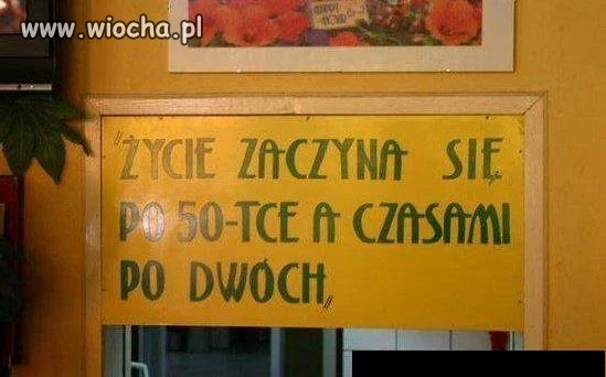 Życie zaczyna się...