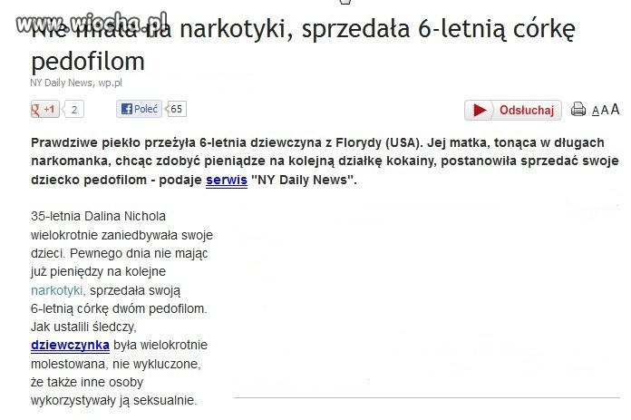 Sprzedała dziecko pedofilom